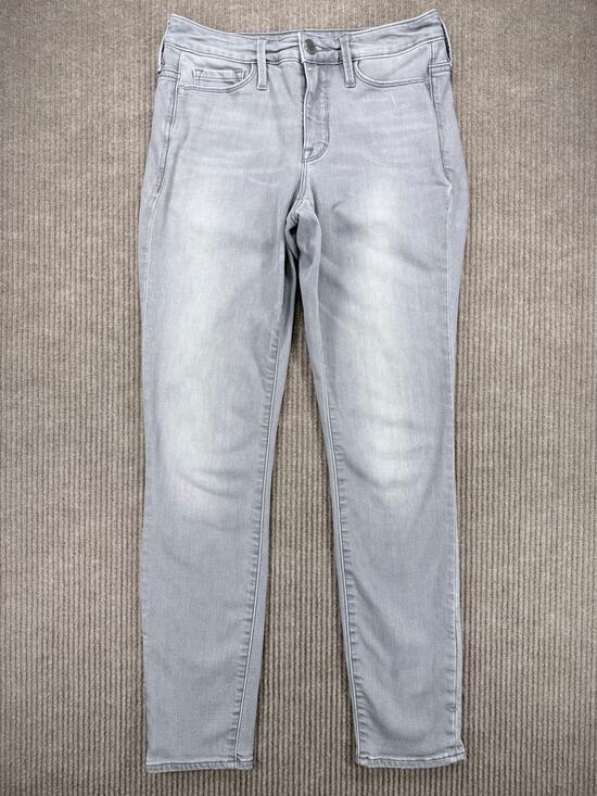 Athleta Denim - Athleta Sculptek Skinny Jeans Grey Wash Stretch Denim Sz 0